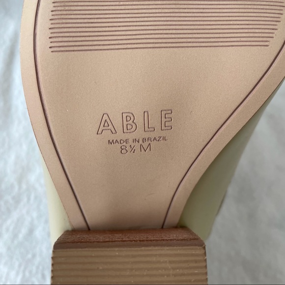 ABLE Rojas sandals in bone Size 8.5 - Picture 13 of 13